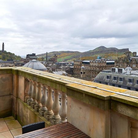 슈발 디 에든버러 그랜드 아파트 호텔 외부 사진 The view from the rooftop terrace